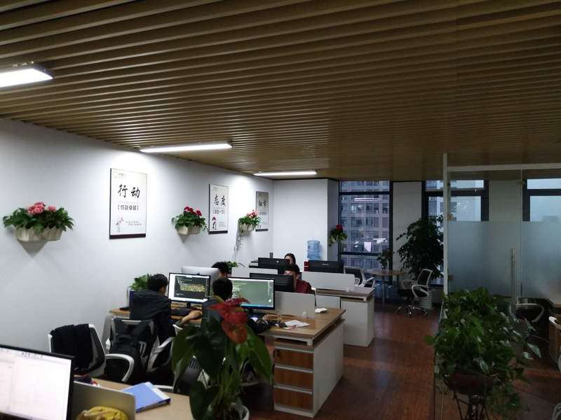 上海娇互信息科技有限公司员工上传的公司部分的办公环境,美美哒照片