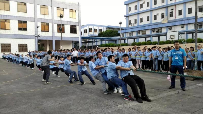 广州市番禺区胜美达旧水坑电子厂 员工活动 拔河比赛