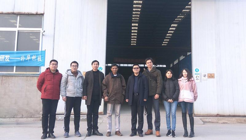 郑州朴华科技有限公司员工上传的热烈欢迎印度尼西亚客户来厂参观考察